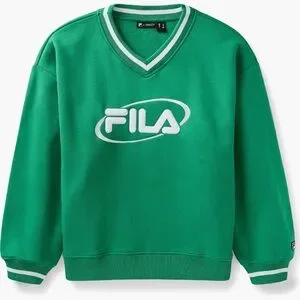 Fila | Sweaters | Fila X Hailey Vneck Sweatshirt Green | Poshmark